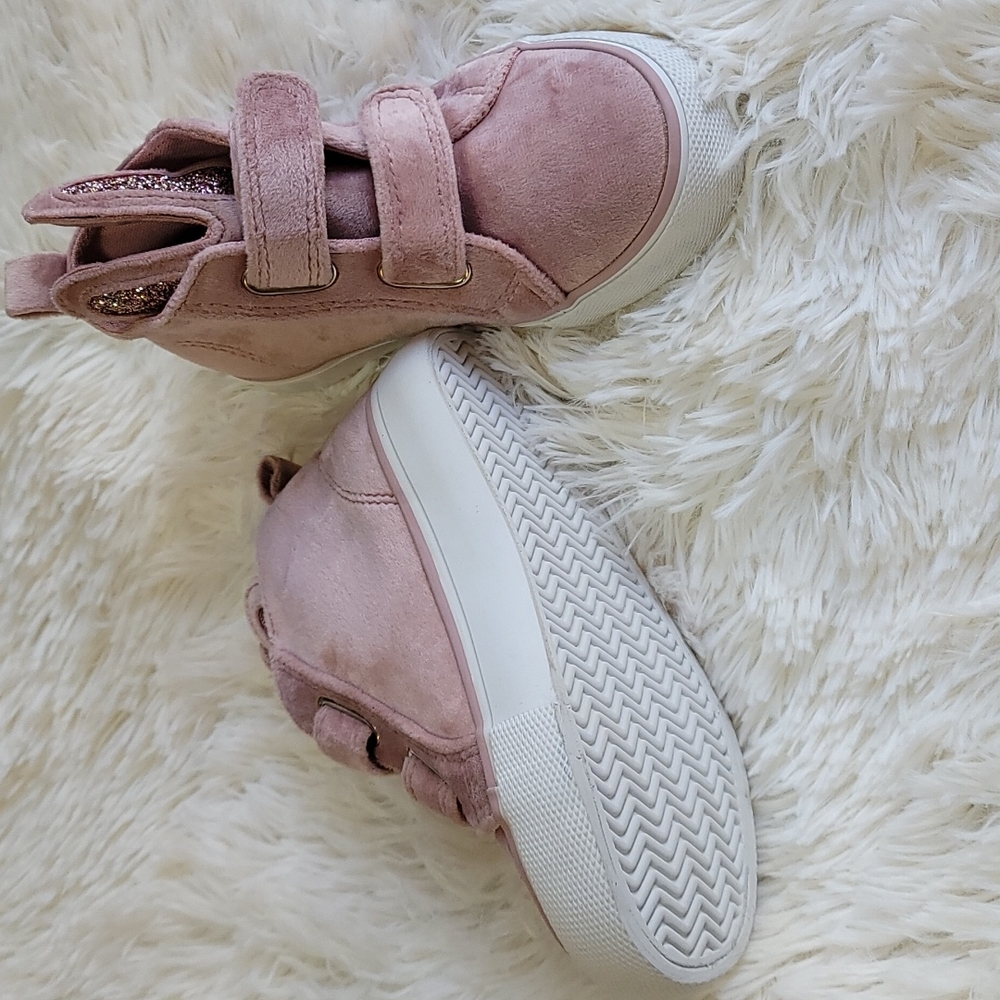 Bunny high tops, shoes, girls, Toddler ,Size 9 - Picture 4 of 6